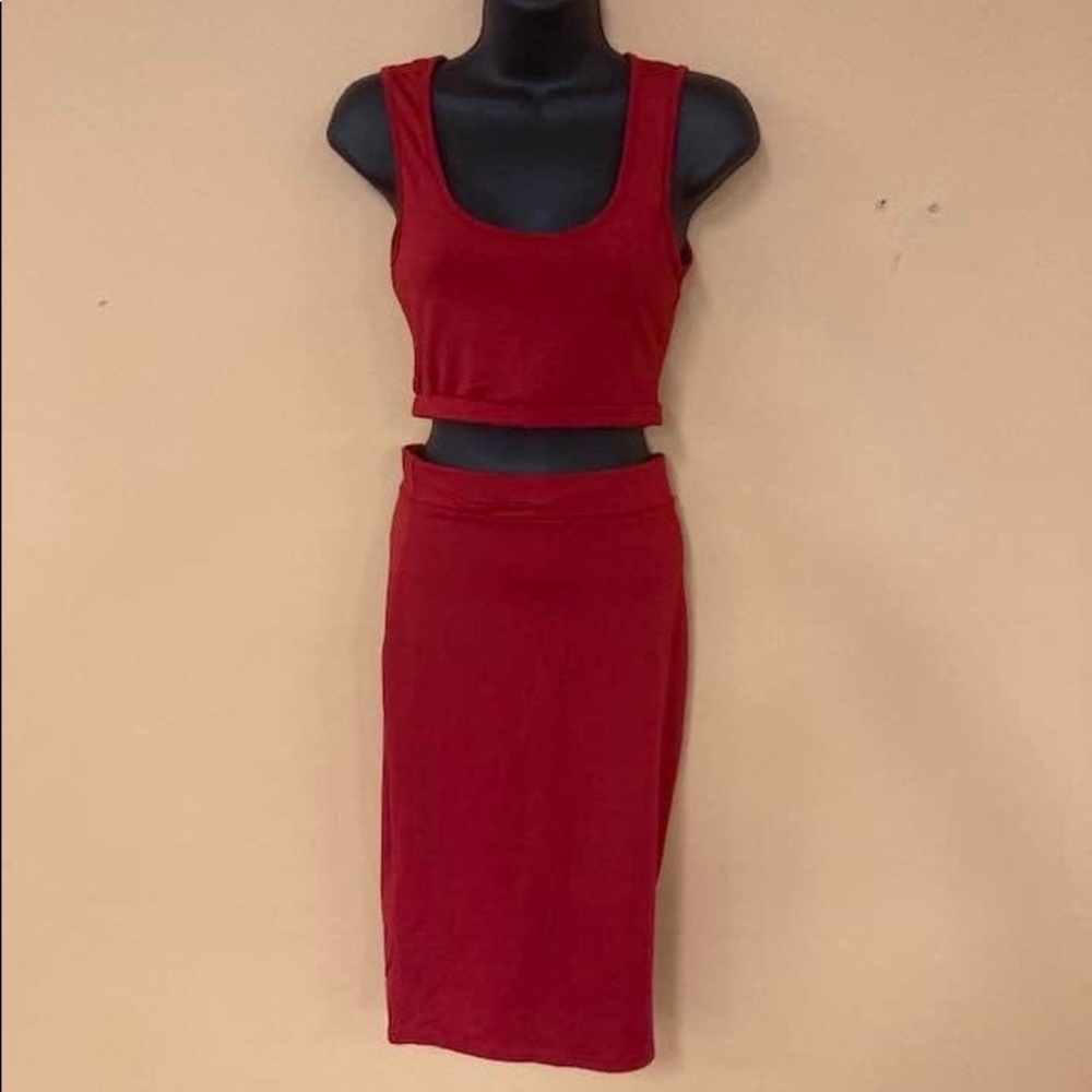 2 Piece Red Outfit